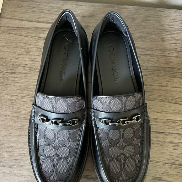 coach men’s black loafer - Picture 2 of 3